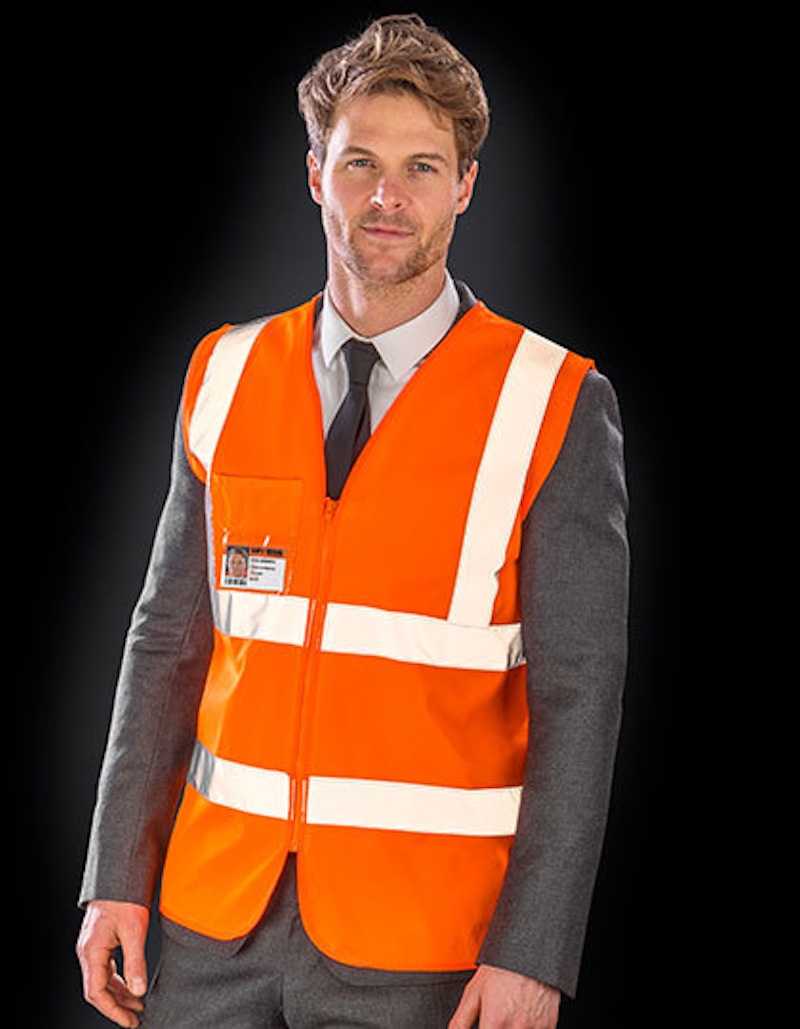 Zip I.D Safety Tabard SafeGuard RT202