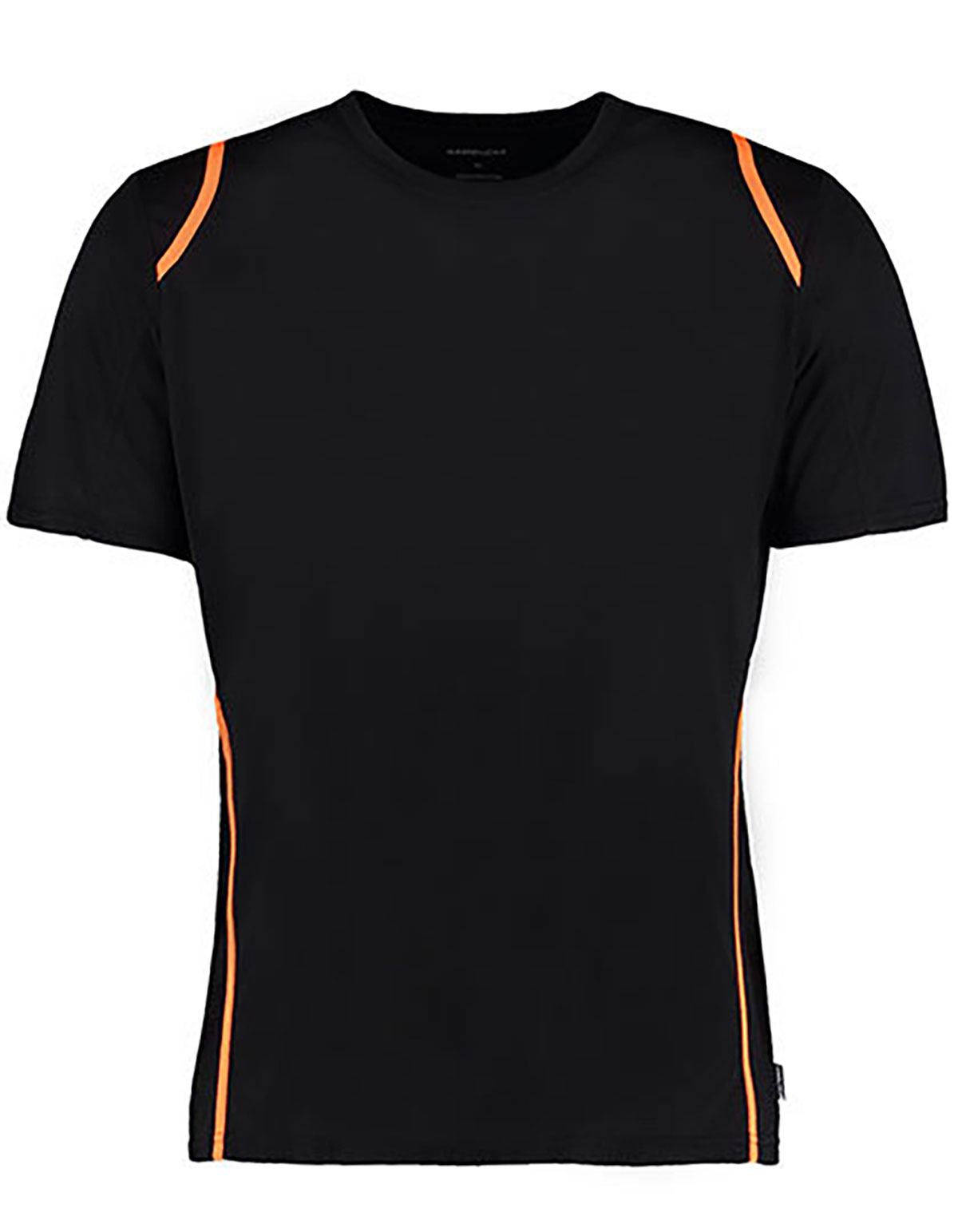 black/ fluorescent orange