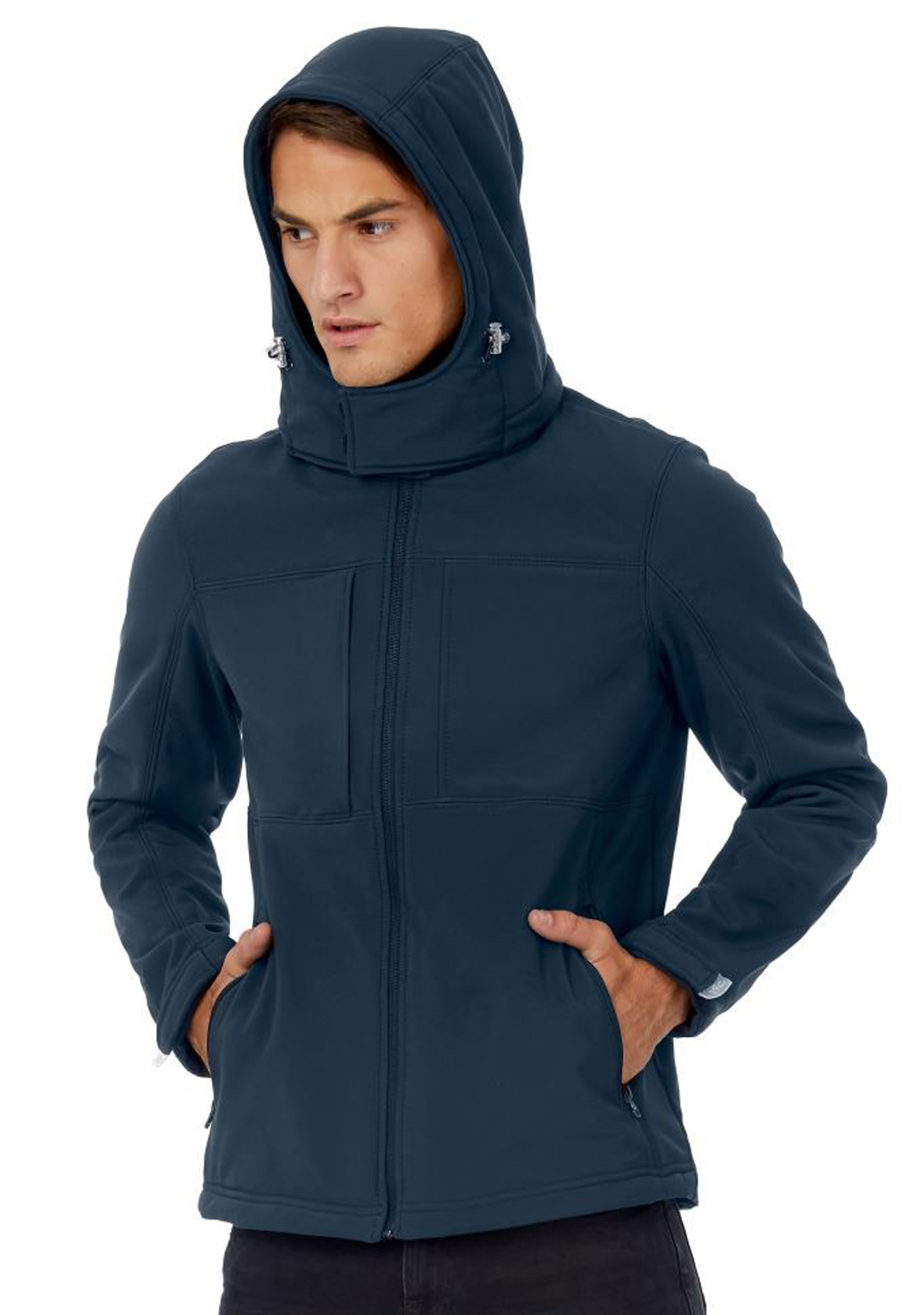 B-C_Hooded-men Hooded Softshell B&C JM950