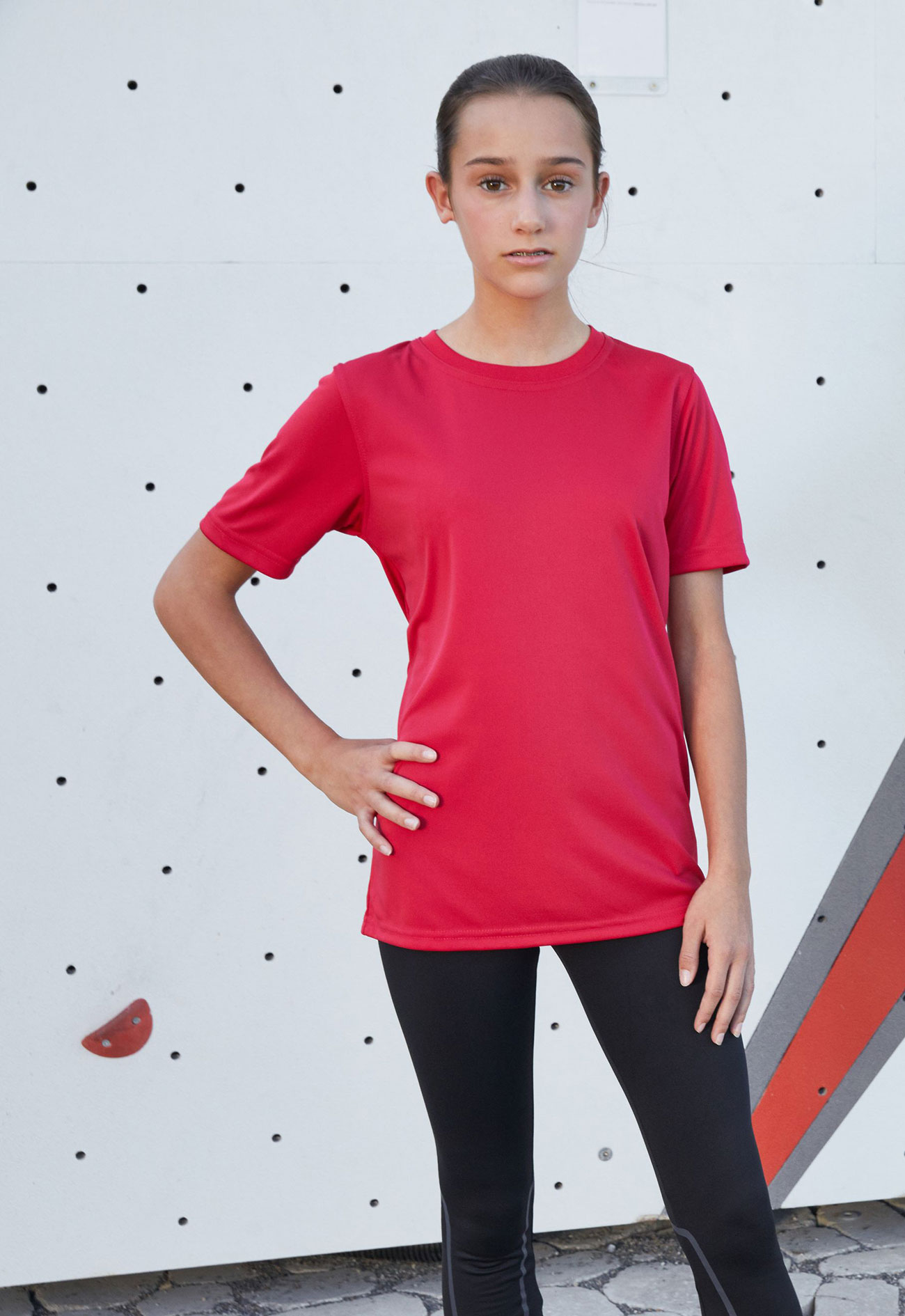 JN358K-rot Kinder Active-T James&Nicholson JN358K