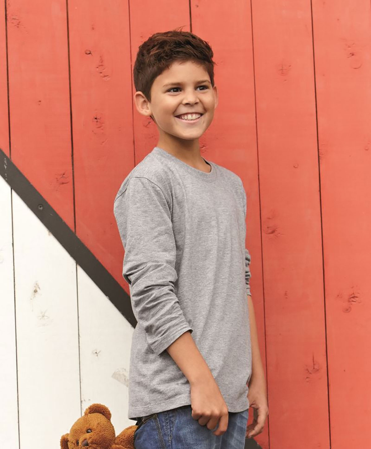 JN913K-DET1 Junior Shirt Longsl. Medium JN913K