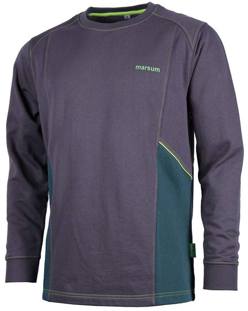 Sweatshirt Göschenen marsum grün & stark MA1025 Sweatshirt Göschenen marsum grün & stark MA1025