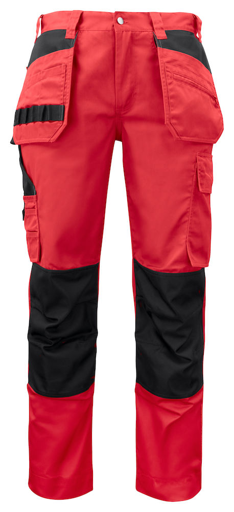 5531-rot ProJob 5531 PANTALON DE TRAVAIL RENFORCÉ AVEC POCHES FLOTTANTES