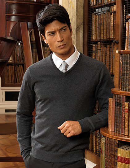 PR694-foto Mens V-Neck Knitted Sweater Premier PR694