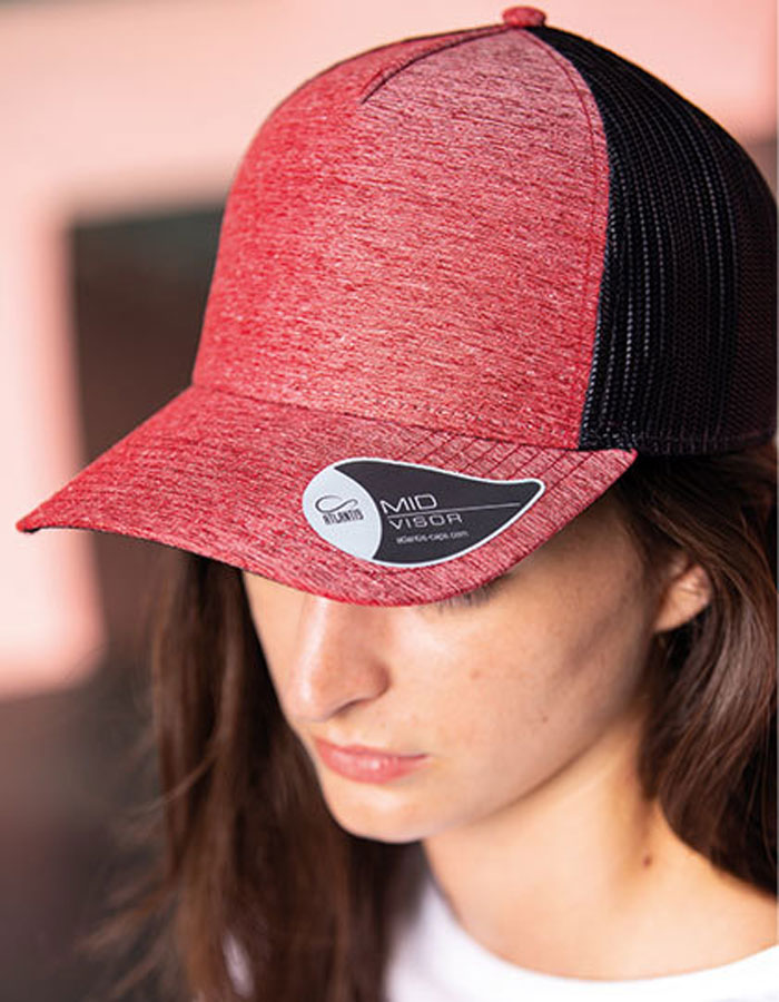 Rapper Melange Cap Atlantis headwear AT524 Rapper Melange Cap Atlantis headwear AT524