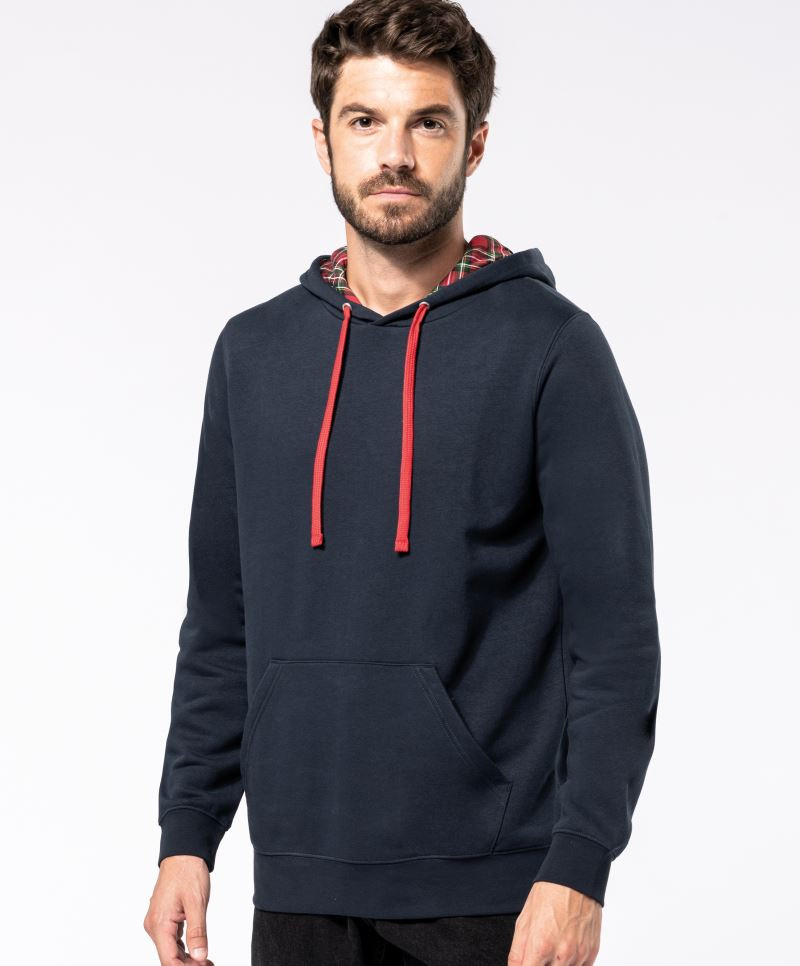 K4013-foto navy/ red tartan