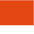 orange / white