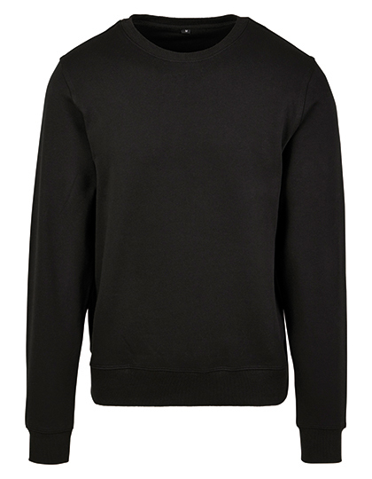 BY119-black Premium Crewneck Sweatshirt Build Your Brand BY119