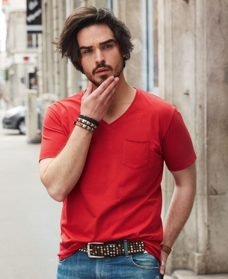 JN8004_red_DET Men's-T Pocket JN8004