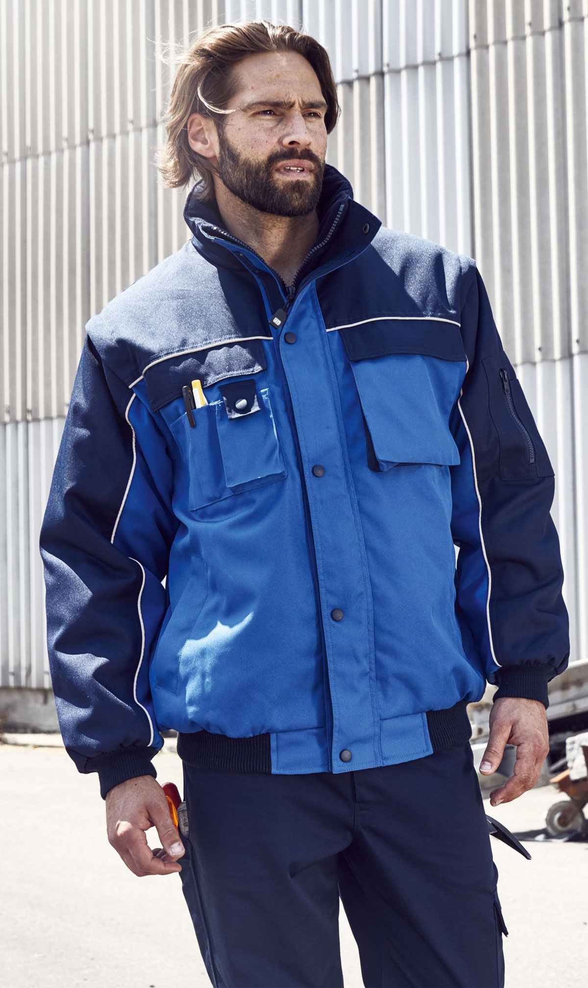 JN810-Model Workwear Jacket JN810