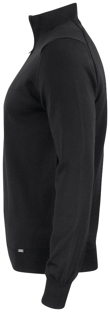 Everett-half-zip-sweater-side black