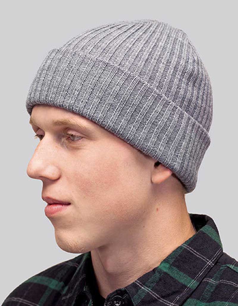 POLYLANA® Rib Beanie With Cuff Brain Waves BW801953 POLYLANA® Rib Beanie With Cuff Brain Waves BW801953