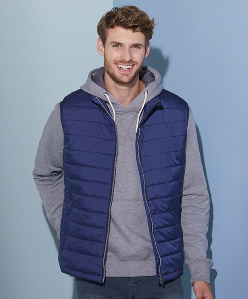 Men's Padded Vest James&Nicholson JN1136 Men's Padded Vest James&Nicholson JN1136