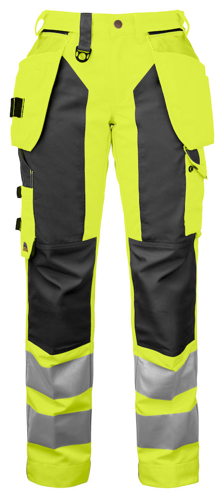 646519_11_f6 ProJob 6519 Damen Arbeitshose EN ISO 20471