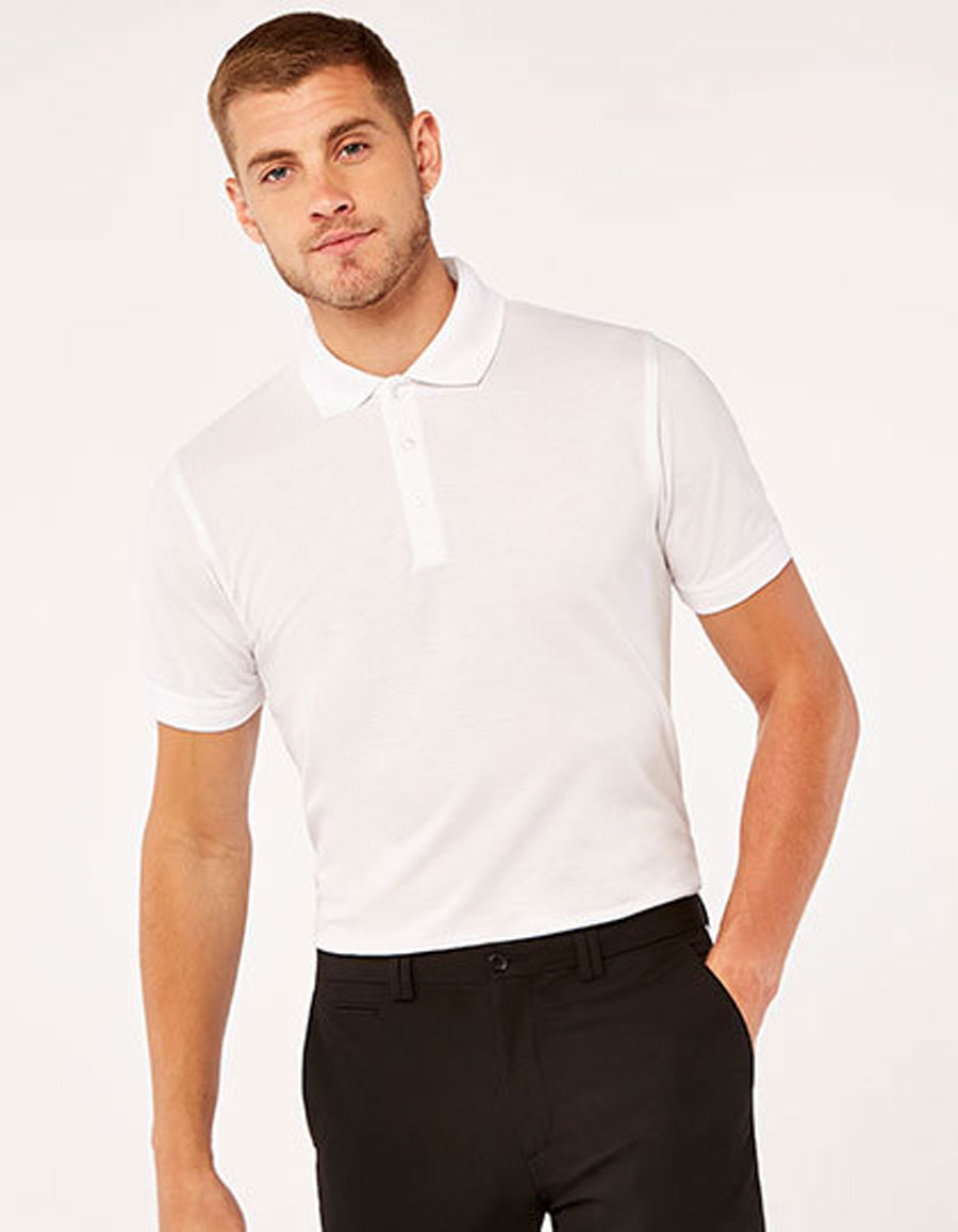 Men`s Klassic Slim Fit Polo Superwash 60° Kustom Kit K413 Men`s Klassic Slim Fit Polo Superwash 60° Kustom Kit K413