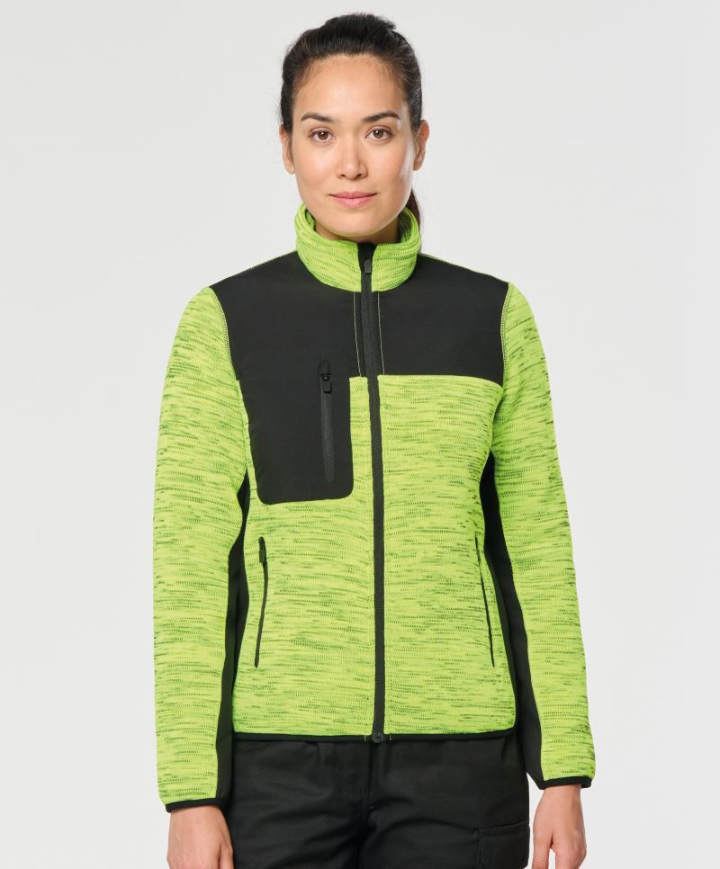 Damen Workwear Strickfleece Jacke WK Designed to Work WK9109 Damen Workwear Strickfleece Jacke WK Designed to Work WK9109