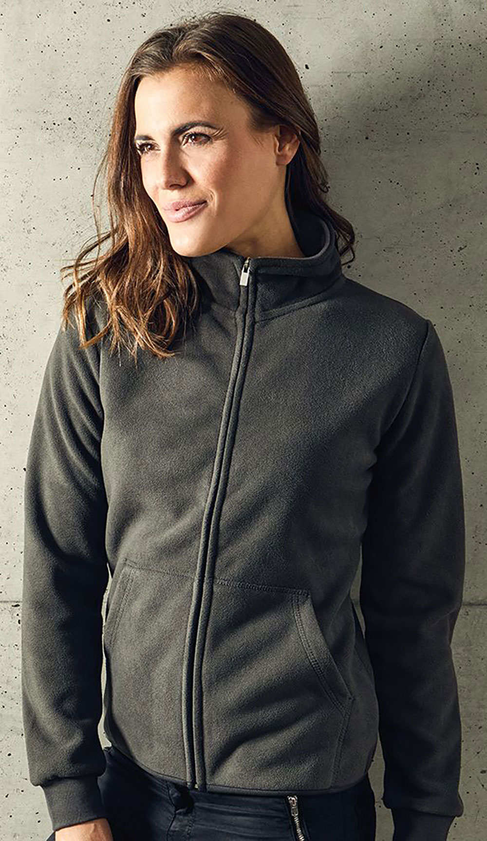 Promodoro Women's Double Fleece Jacket 7985 / graphite