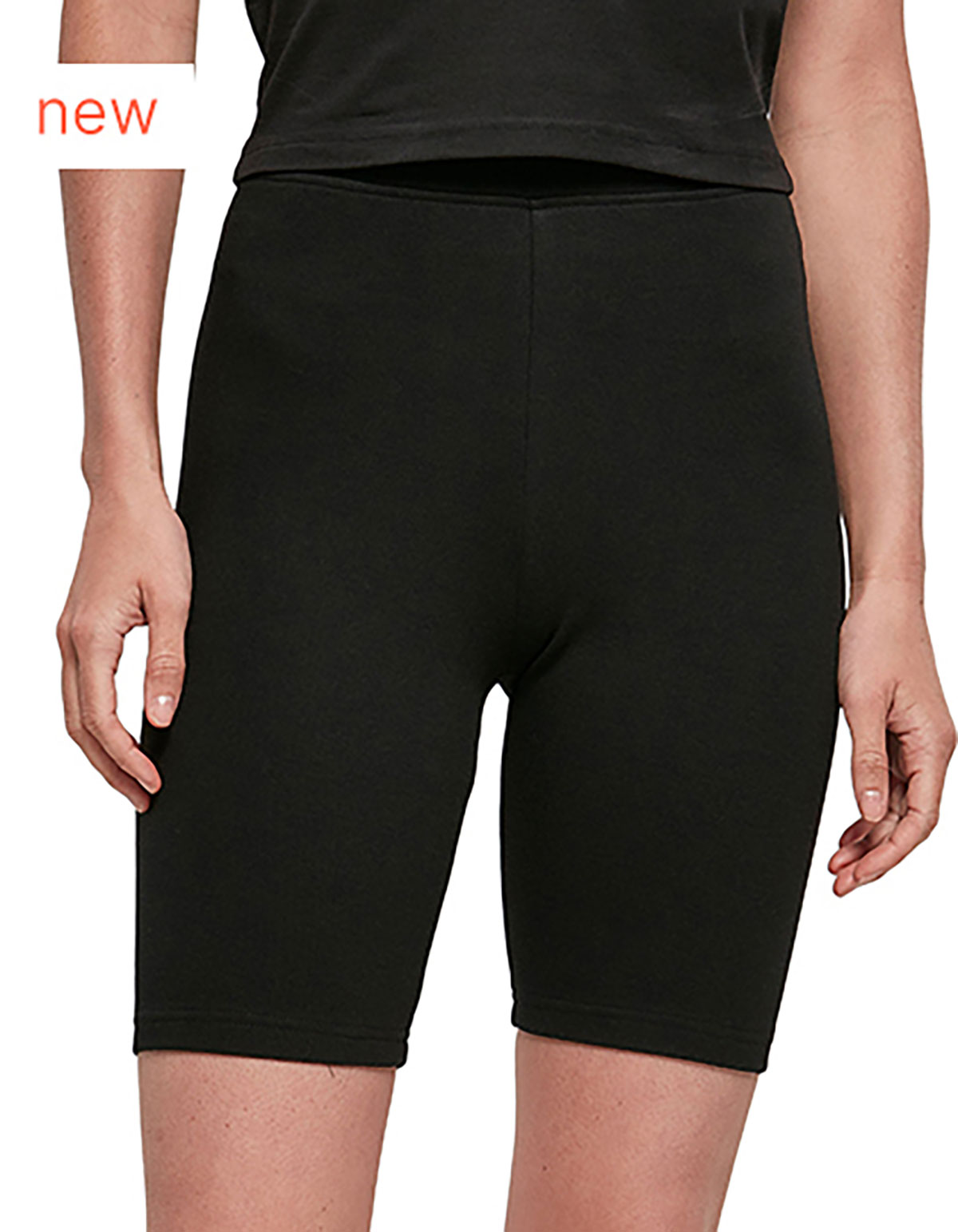 BY184-ladies-high-waist-cycle-shorts-black Ladies´ High Waist Cycle Shorts Build Your Brand BY184