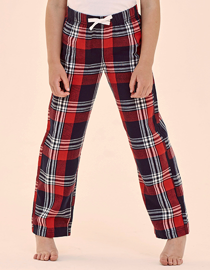 Kids´ Tartan Lounge Pants Skinnifit SM083 Kids´ Tartan Lounge Pants Skinnifit SM083