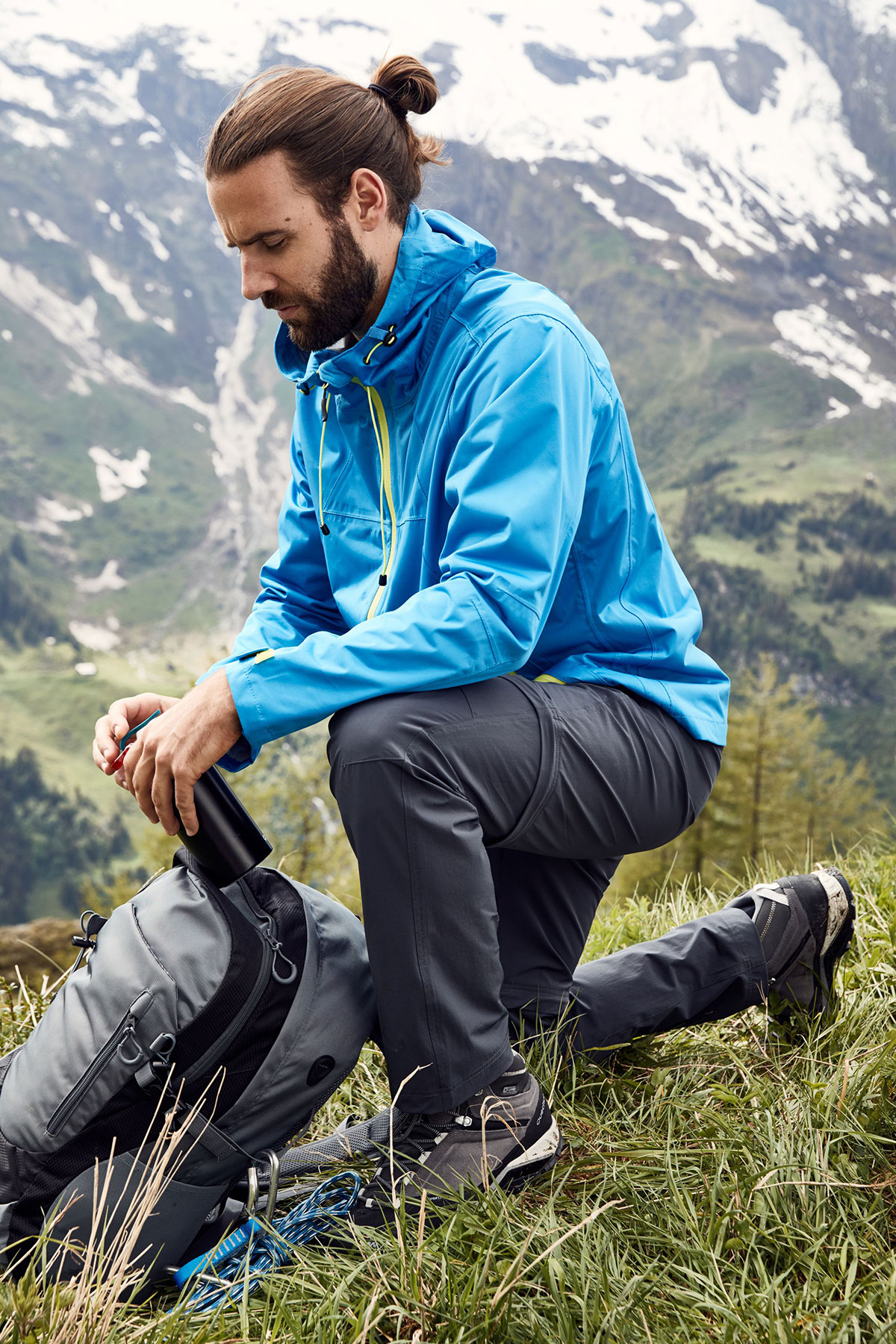 JN1202-DET1 Men's Zip Off Trekking Pants JN1202