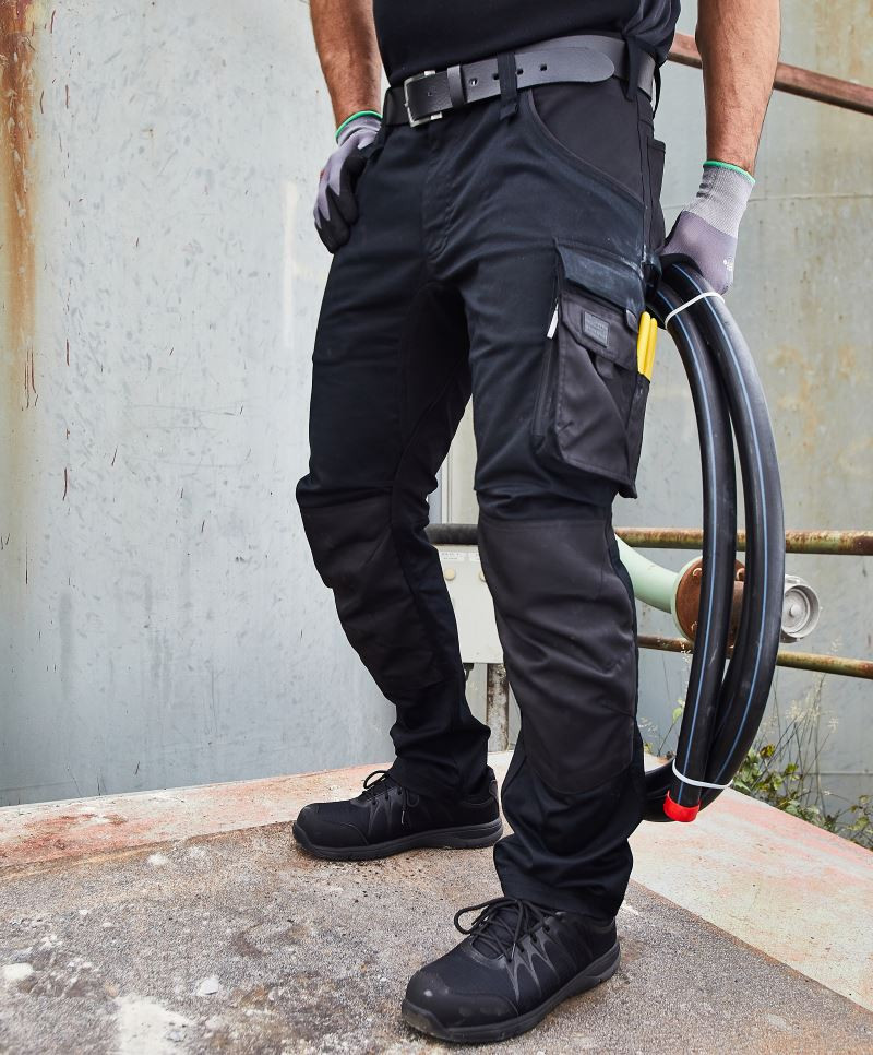 JN1812-foto Workwear Stretch-Pants Slim Line James&Nicholson JN1812