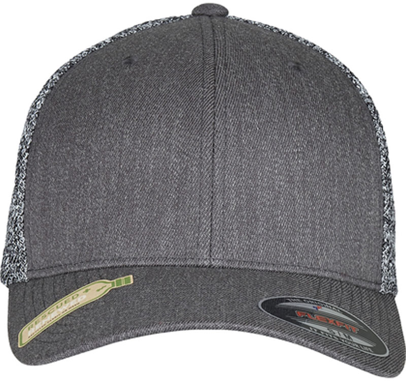 Flexfit Trucker Melange Mesh Cap Flexfit 6511MM Flexfit Trucker Melange Mesh Cap Flexfit 6511MM