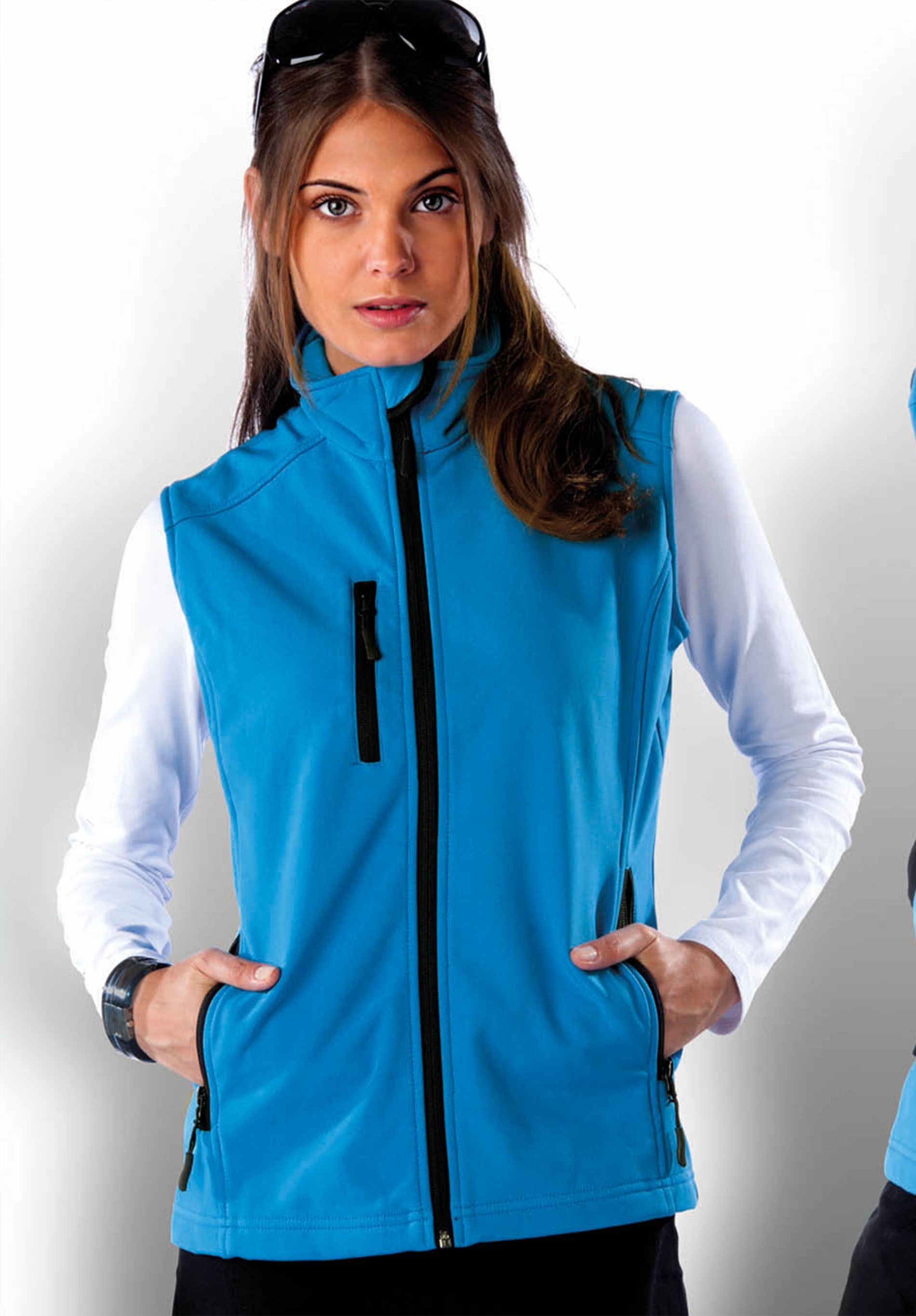 K404_1_2013_2_1 Kariban K404 Softshell Gilet Damen