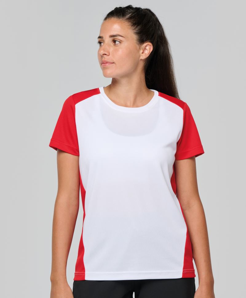 Damen Kontrast Sport Shirt Proact PA4015