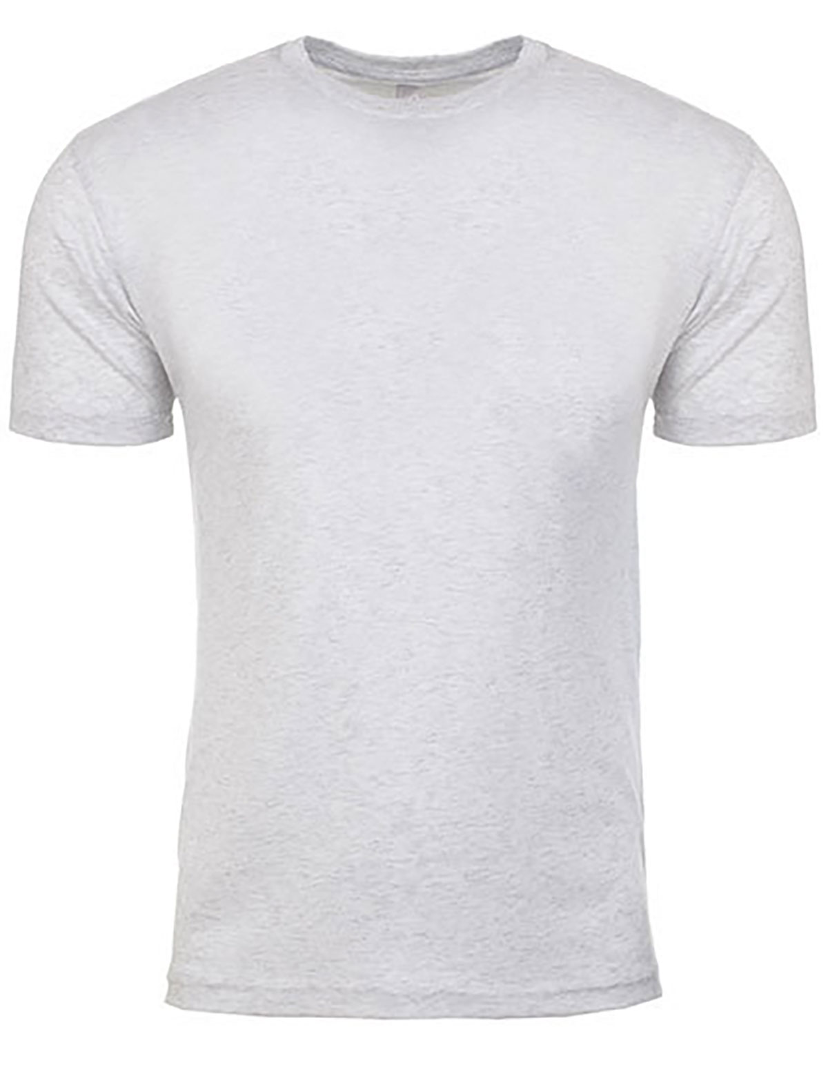 Mens-tri-blend-T-shirt-heather-white Heather White