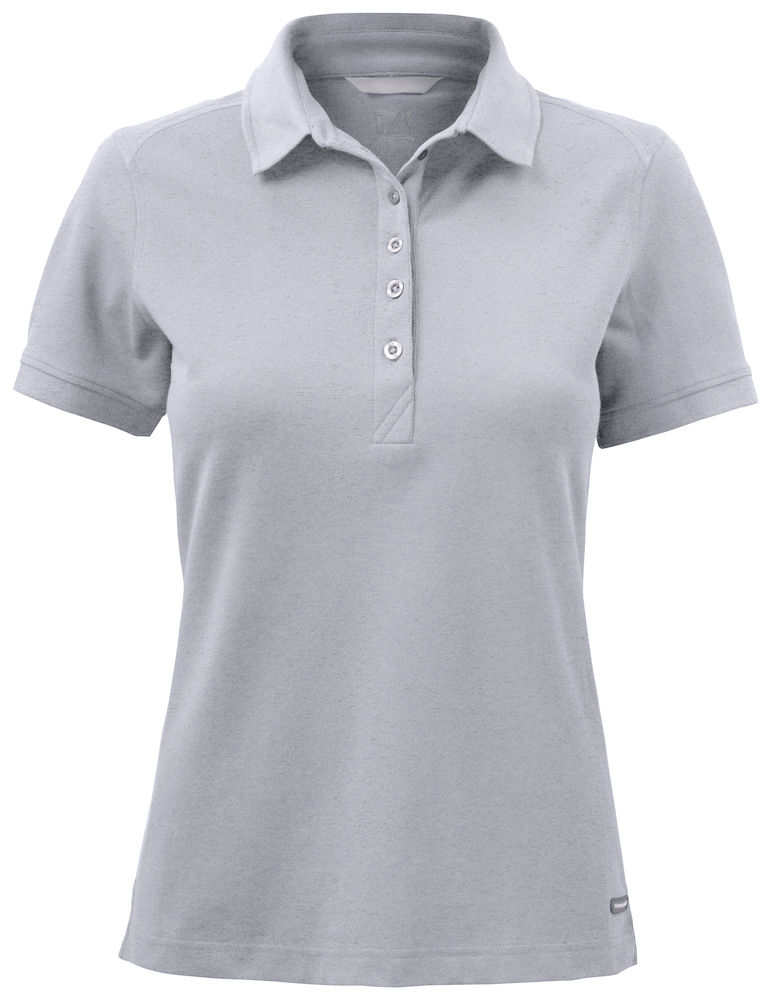 Advantage-polo-ladies-grey-melange grey melange