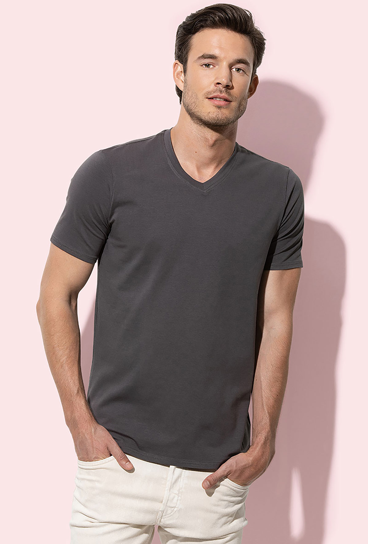 ST9610_modelkNUKOJkkuHg84 Stedman V-Neck Clive ST9610