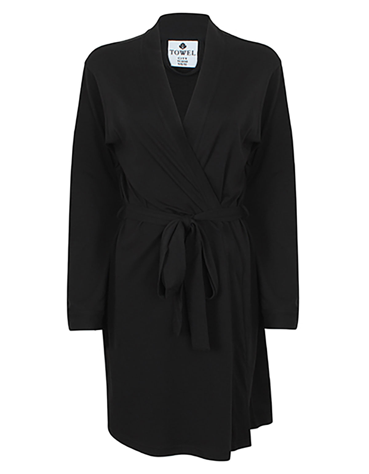 ladies-robe-black black