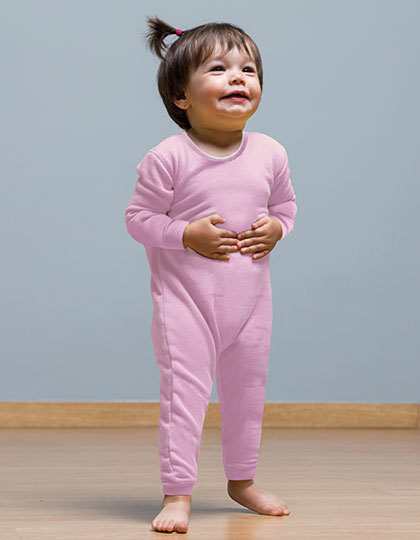 JHK325-lightpink Baby Playsuit Longsleeve JHK325