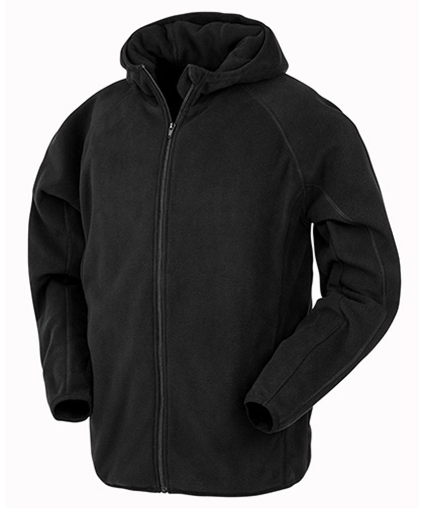 2028075 Hooded Recycled Microfleece Jacket Result R906X