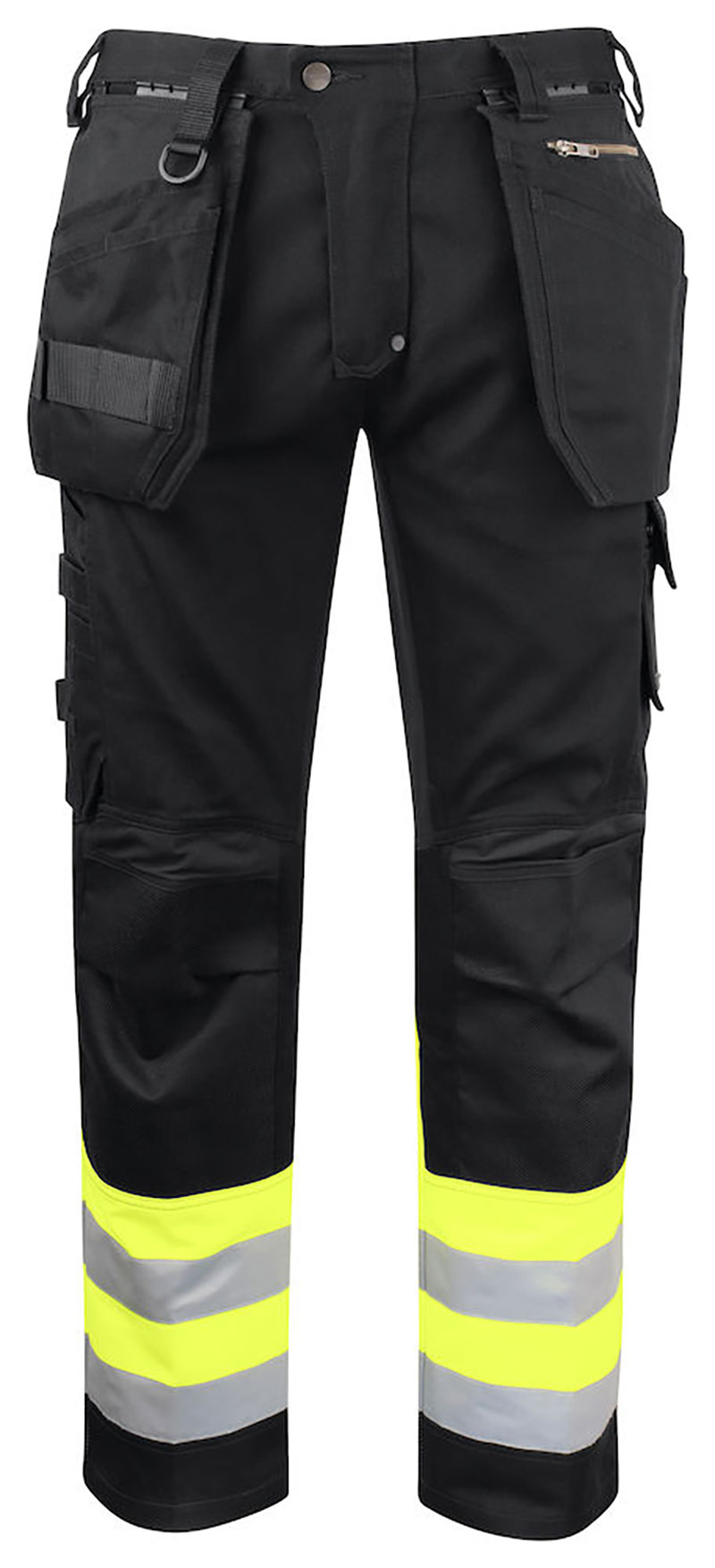 6524-hose ProJob 6524 Warnschutz Arbeitshose mit Hängetaschen