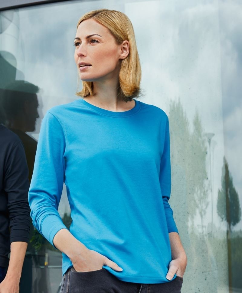 JN1803-foto Ladies' Bio Stretch-T Work LSL - Solid - James&Nicholson JN1803