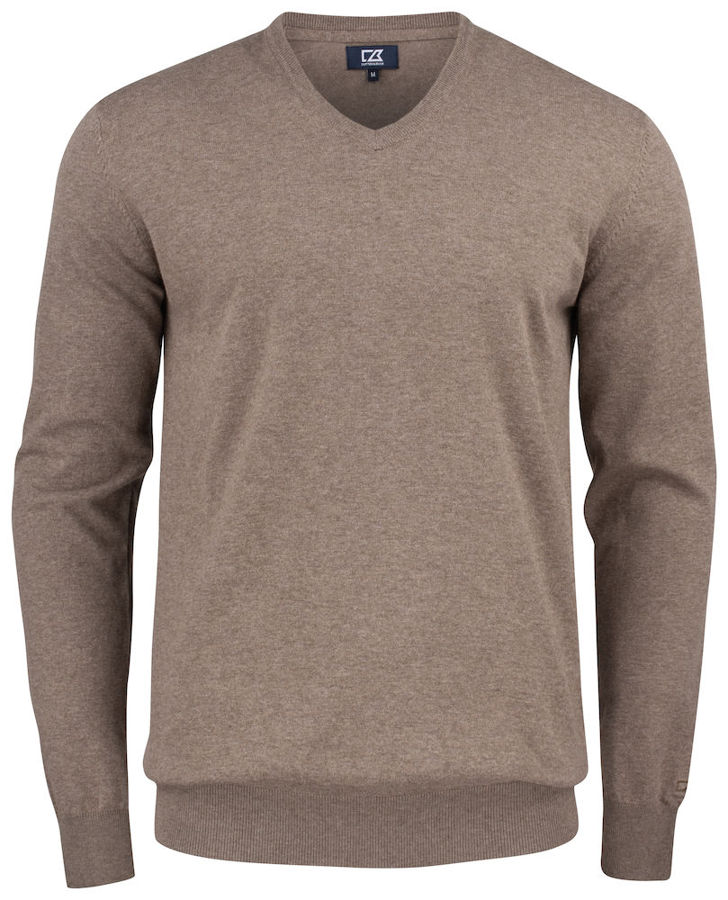 Oakville-v-neck-men-nougat-melange nougat melange