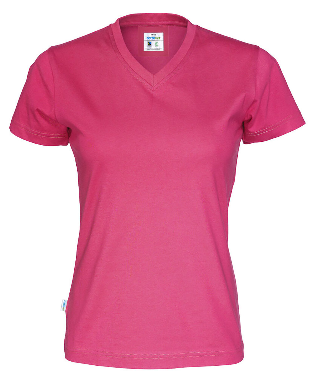 Cottover 141021 T-Shirt V-Neck Lady 100% Organic Baumwolle Cottover 141021 T-Shirt V-Neck Lady 100% Organic Baumwolle