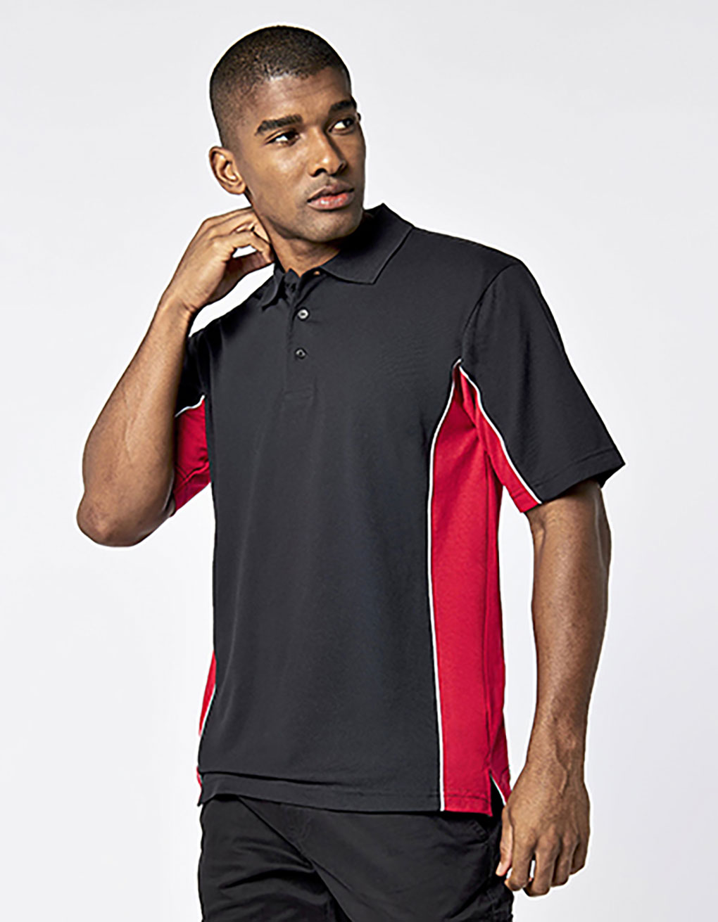 K475-det1 Classic Fit Track Polo Gamegear K475