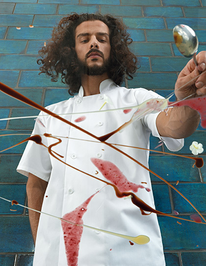 PR656-foto Essential Short Sleeve Chef´s Jacket Premier PR656