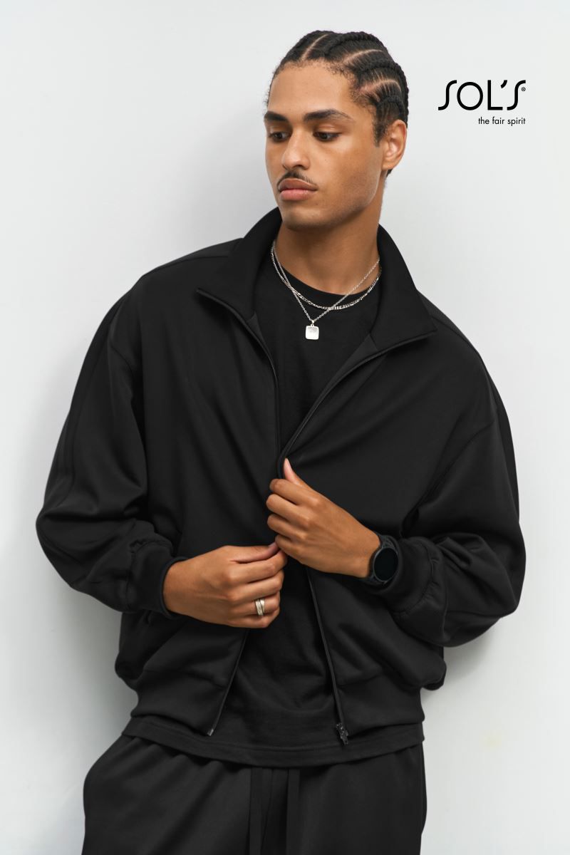 Vintage Tracksuit Jacket Sol's 4816