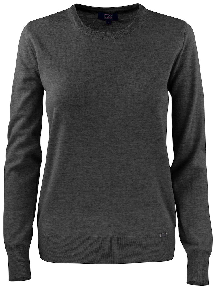 Kennewick-crewneck-ladies-anthracite-melange anthracite melange
