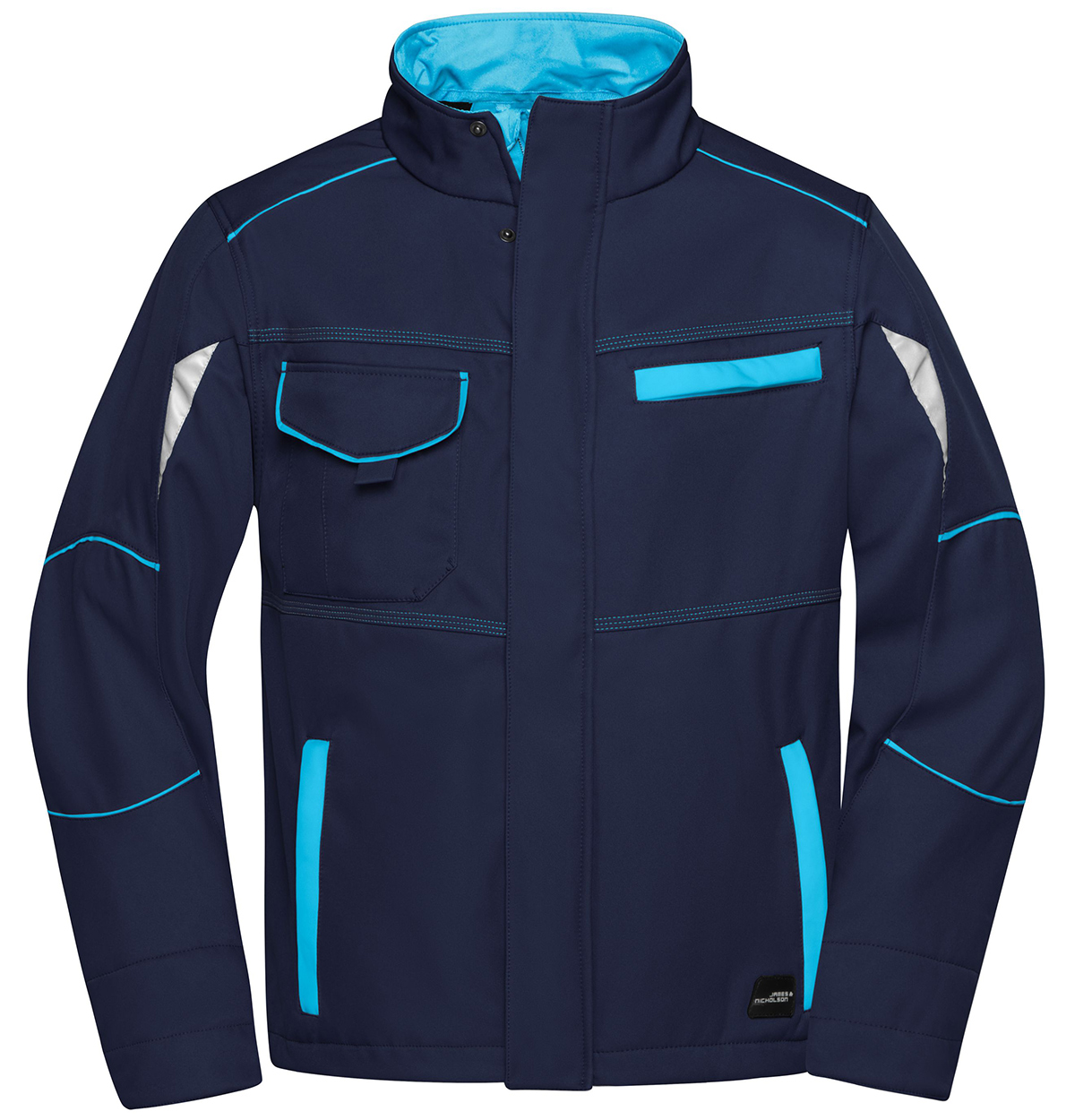 JN851-navy-turquoise-1 navy / turquoise