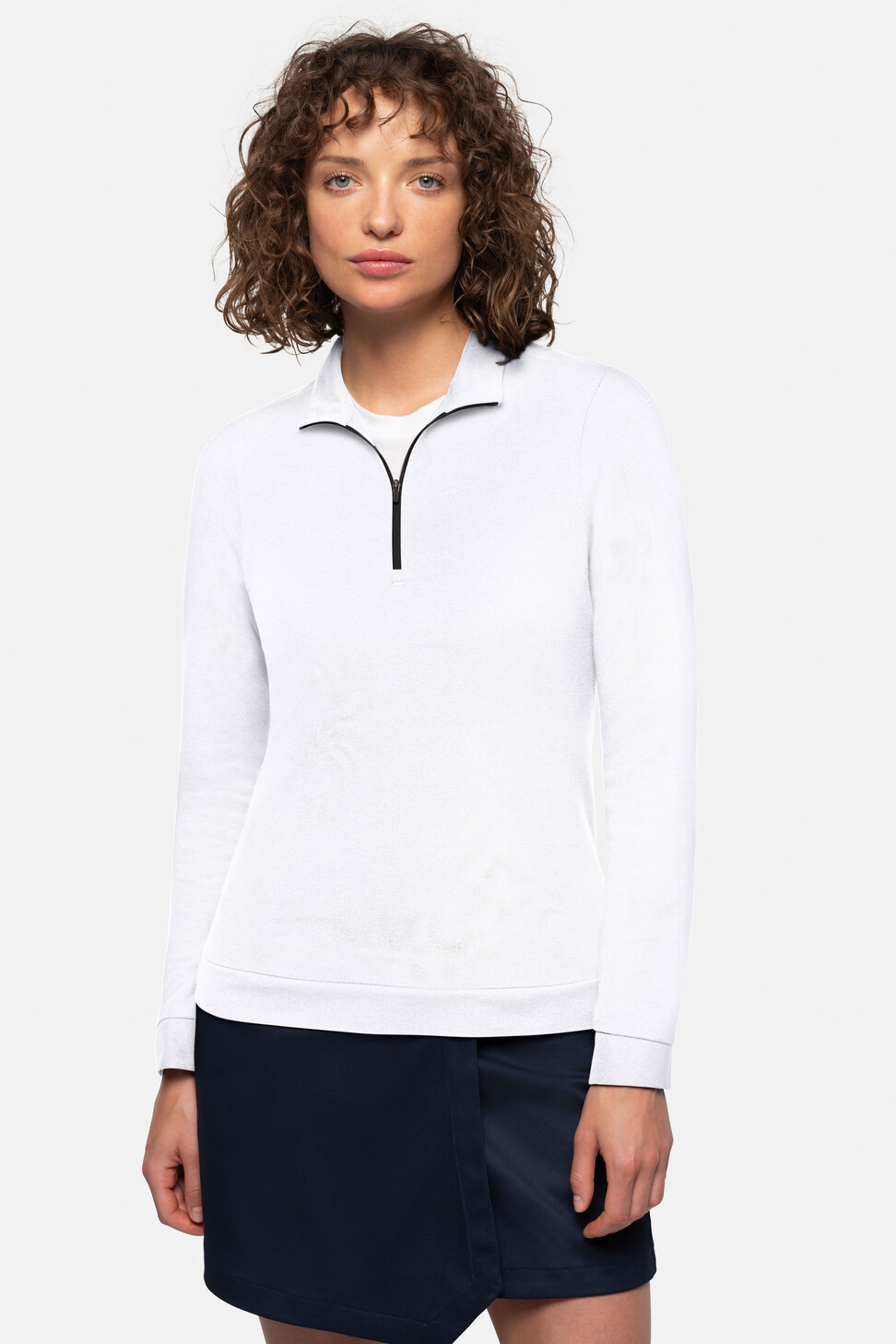 HAKRO Damen Zip-Longsleeve Piqué MIKRALINAR® ECO 335 HAKRO Damen Zip-Longsleeve Piqué MIKRALINAR® ECO 335