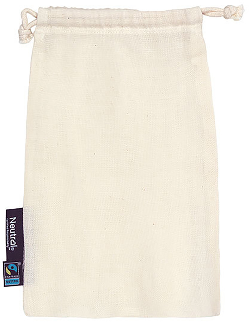 NE95025-S-L Baumwolltaschen mit Kordeln (5 Stück) Neutral 95025-S