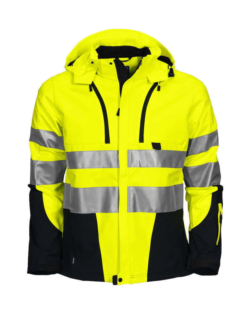 646419_11_f5 ProJob 6419 Funktionelle Softshell-Jacke EN ISO 20471 Klasse 3