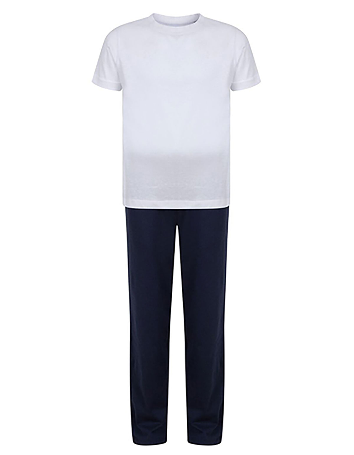 TC-children-long-pyjama-white-navy white / navy