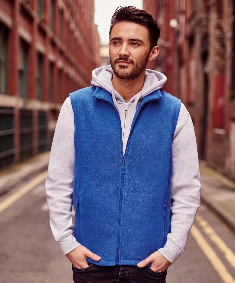 872M-Model-brightroyal Russell 872M Men's Outdoor Fleece Gilet