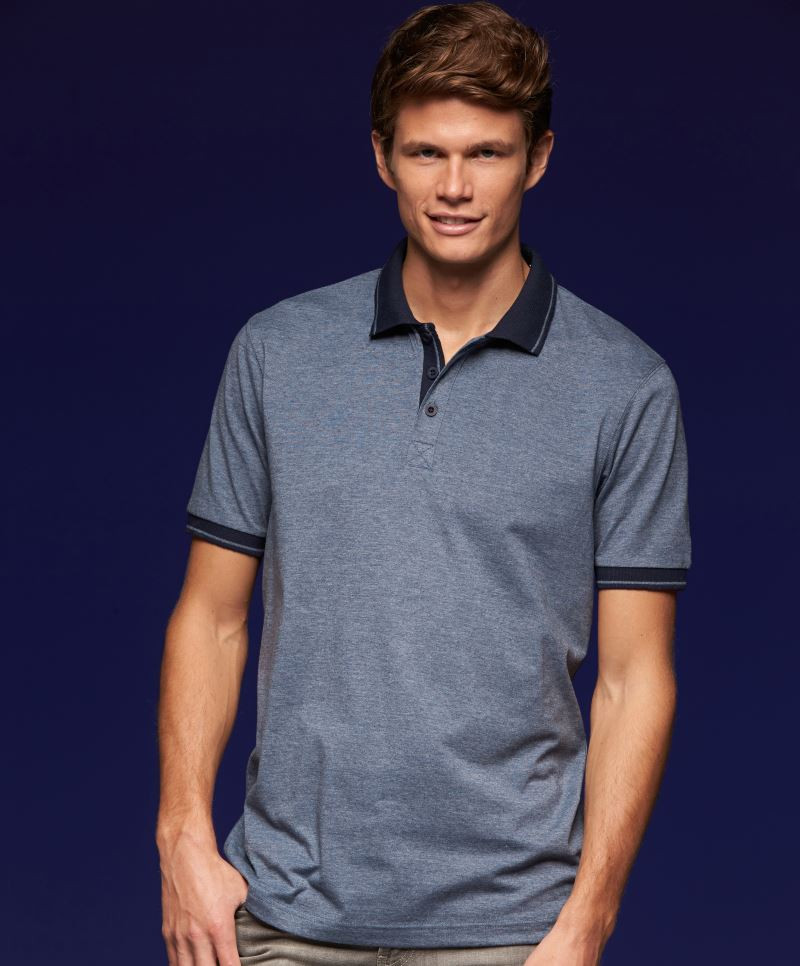 Men's Heather Polo JN706 Men's Heather Polo JN706