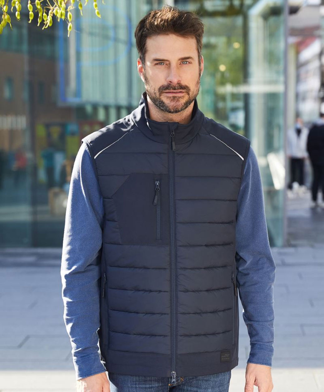 JN1822-foto Men's Hybrid Vest James&Nicholson JN1822